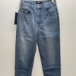 Matcha Women's High Rise Mom Jeans Blue Size L | Relaxed Fit – NWT